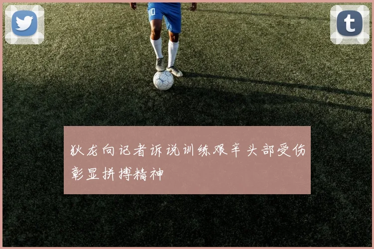 狄龙向记者诉说训练艰辛头部受伤彰显拼搏精神